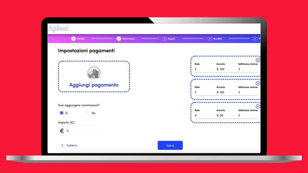 Apical cloud pagamenti smart